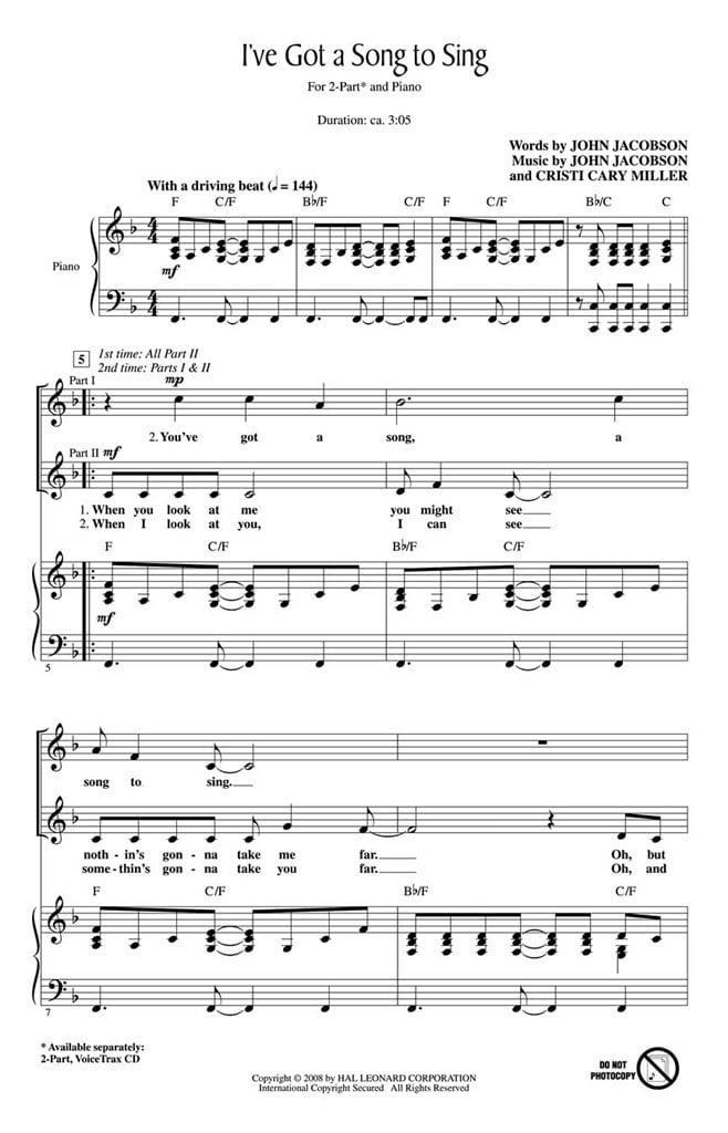 I've Got a Song to Sing